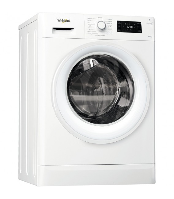Lavasecadora Carga Frontal Libre Instalación Whirlpool 8kg / 6kg Clase A FWDG86148W SP - FreshCare+