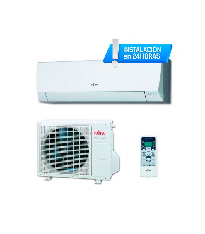 Aire Acondicionado Fujitsu Inverter Bomba Calor ASY25KP Almacen