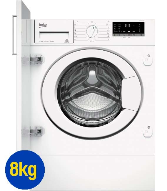 Lavadora Integrable Beko WITV 8712 XW0 8 kg 1400 Rpm